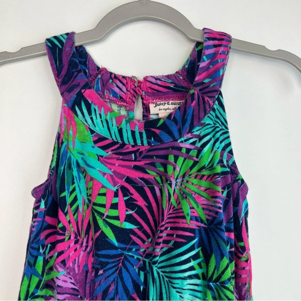 Juicy Couture Girls XS 4/5 palm sundress new‎ with tags